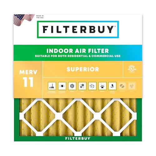 12x12x2 Air Filter MERV 11 Pet & Allergy Defense