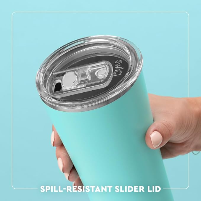 Swig Life 32oz Insulated Tumbler, Travel Coffee Tumbler with Lid, Cup Holder Friendly Travel Coffee Mug, Stainless Steel with Lid (Navy)