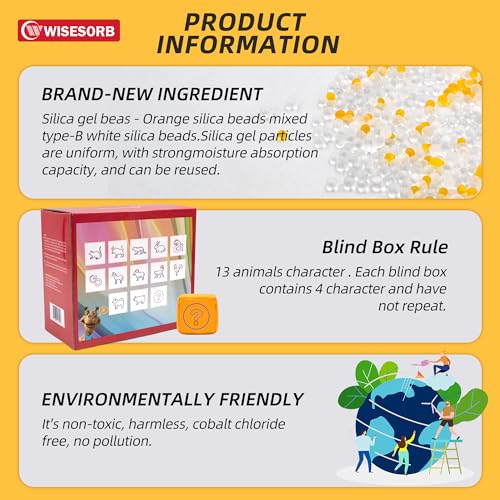 16Pcs 200g Desiccant Dehumidifier Bags