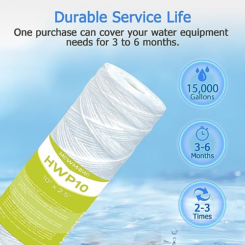 20 Micron Whole House Water Filter Cartridge (6 Count)