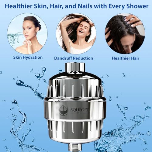 AQUSOFT 25 Stage Advanced Water Filter for Shower Head