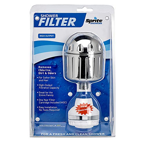 HO2-CM-M Authentic Universal High Output Shower Filter, Chrome