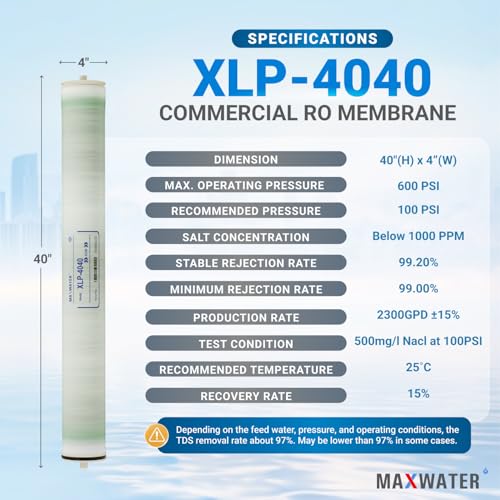 XLP 4040 Reverse Osmosis 4" x 40" RO Membrane