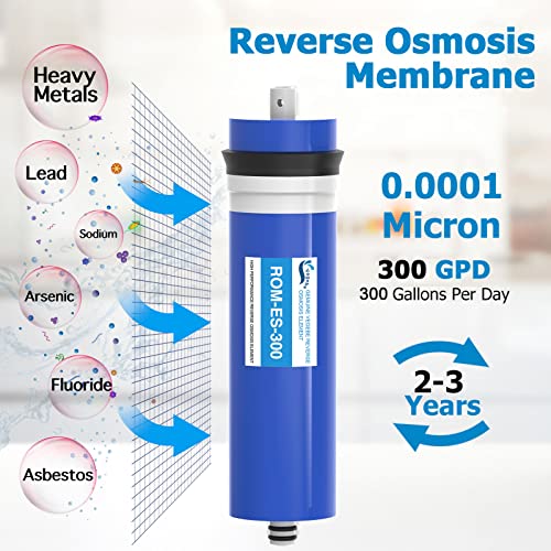 300 GPD RO Membrane Filter Replacement with Reverse Osmosis Housing