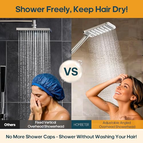 High Pressure Rain Shower Head with Handheld