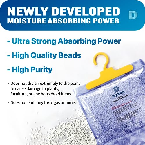 4 Pack Premium Moisture Absorbers for Home (64 Ounce)