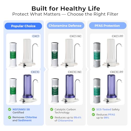 CKC1C Chlorine Removal Countertop Water Filter System
