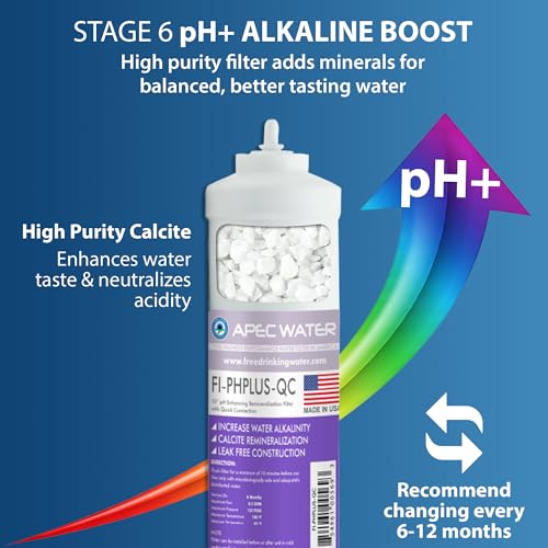 FILTER-SET-ESPH Replacement RO Filter Set, Alkaline, 6 Month