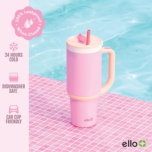 Oasis 40oz Insulated Stainless Steel Tumbler with Straw