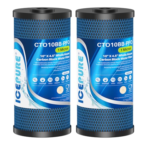 1 Micron 10" x 4.5" Whole House PFOA (2 Count)