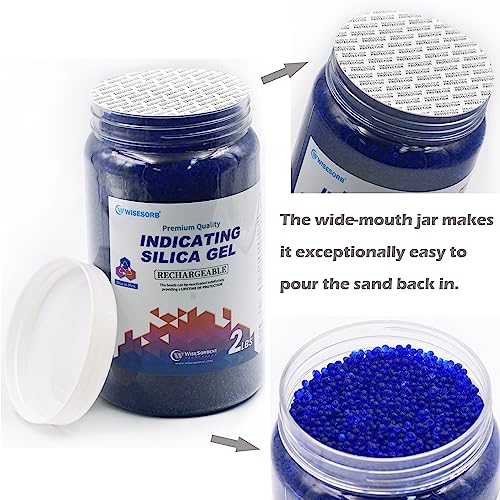 2LBS Blue Indicating Silica Gel Desiccant Beads