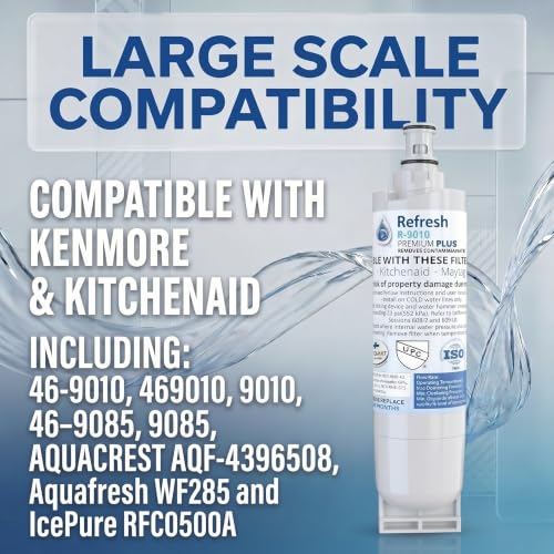 Refresh Refrigerator Water Filter Replacement for Whirlpool 4396508