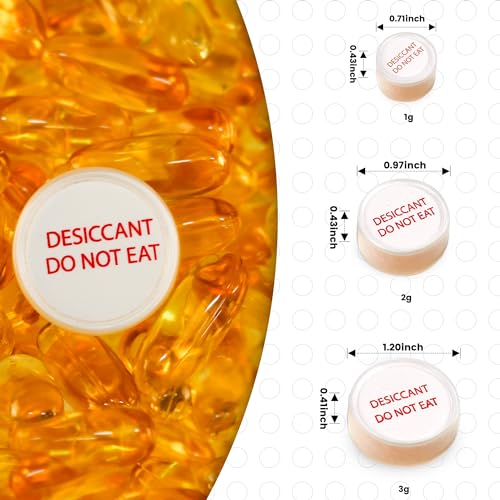 2 Gram 110 Packs Silica Gel Desiccant Canister
