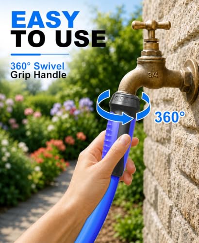 Garden Water Hose 100 ft x 5 (100 Foot)