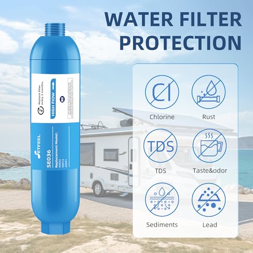 RV Inline Hose Water Filter (3 Count)