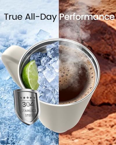 Insulated Mug 100% Leak Proof Insulated Water Bottle for Iced Coffee & Hot Drinks