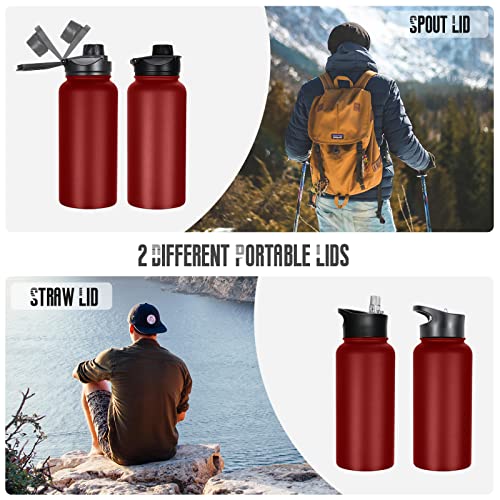 32 oz Insulated Water Bottle Bulk 4 Pack