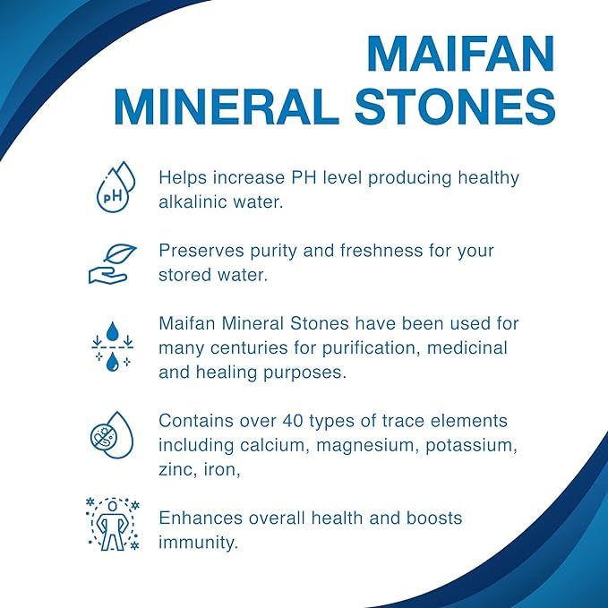 Maifan Mineral Stones Case Replacement for Zen Water Filter System