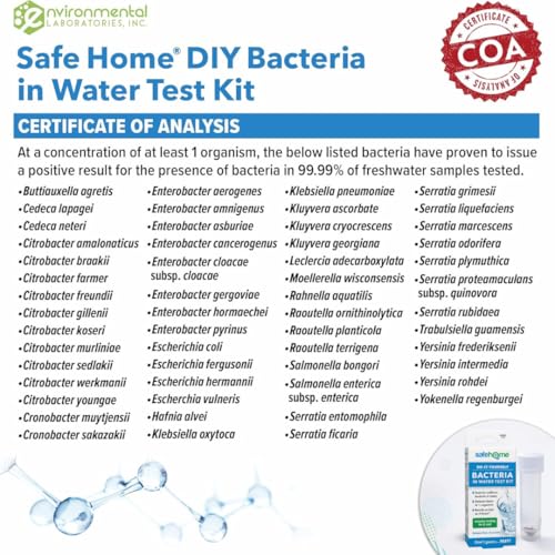 DIY Bacteria in Water Test Kit (4 Count)