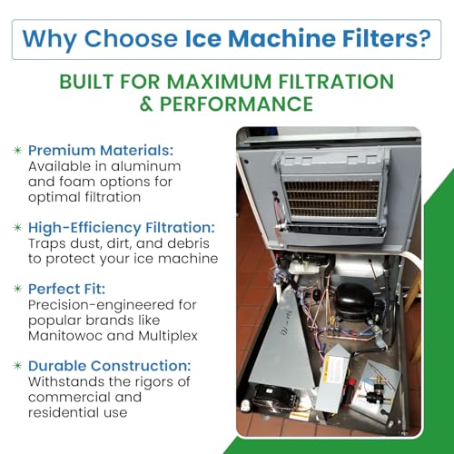 Replacement Aluminum Ice Machine Filter Compatible with Manitowoc Ice 4040163