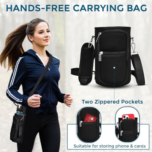 Travel Water Bottle with Carrying Bag