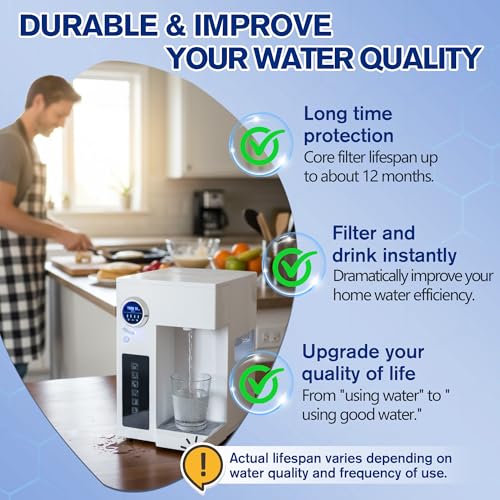 1 Pack RO Water Filter Replacement Compatible with Bluevua RO100ROPOT