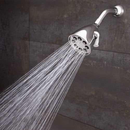 S-2251-BN Signature Icon Anystream High Pressure Adjustable Solid Brass Shower Head, Brushed Nickel