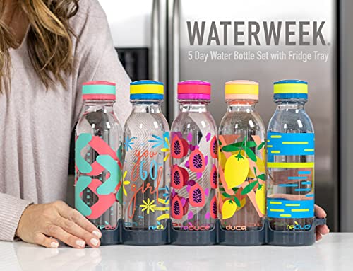 WaterWeek Refillable Water Bottles (5 Count)