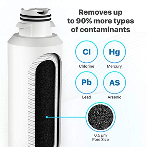 DA97-08006A-1, DA29-00020B Replacement for Samsung Refrigerator Water Filter Compatible with DA29-00019A, HAF-CIN/EXP Samsung Refrigerator Water Filter Replacement, HAF-CIN,Pack of 3 (3 Count)