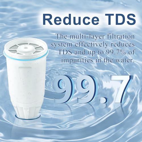 Water Filters Fit for Zero Water Pitchers and Dispenser (2 Count)