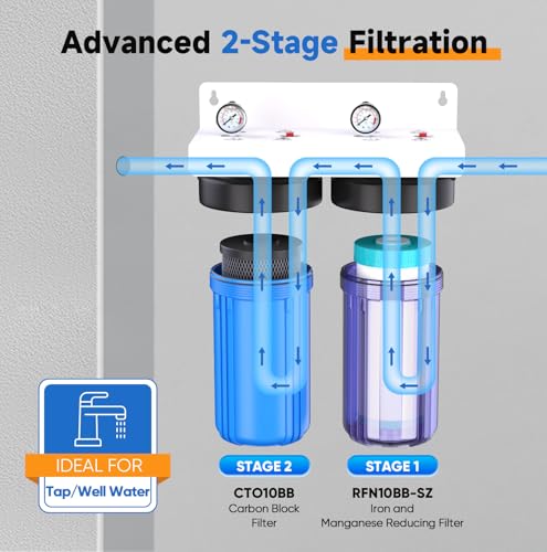 2 Stage Whole House Water Filtration System