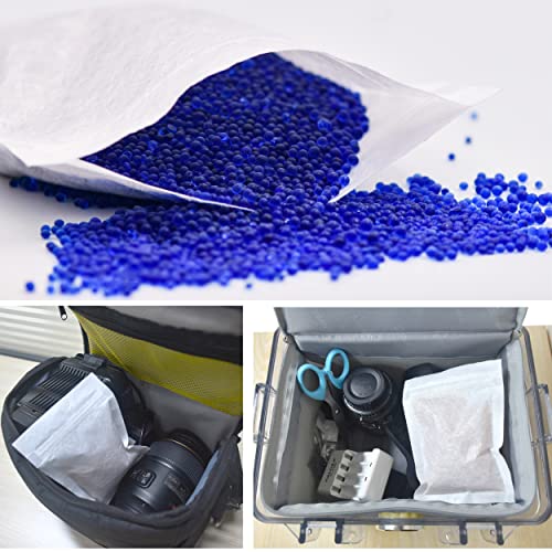 Net Weight 24LBS] Blue Indicating Silica Gel Beads Desiccants