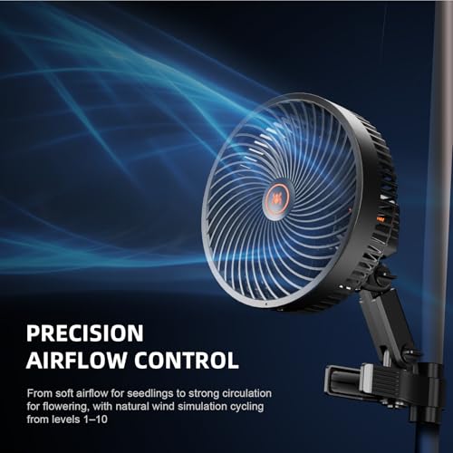 6" Grow Tent Clip Fan