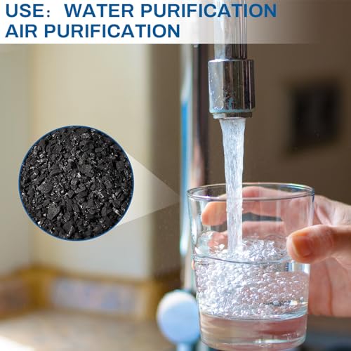 25 Lbs Activated Charcoal Bulk Coconut Granular Carbon 10