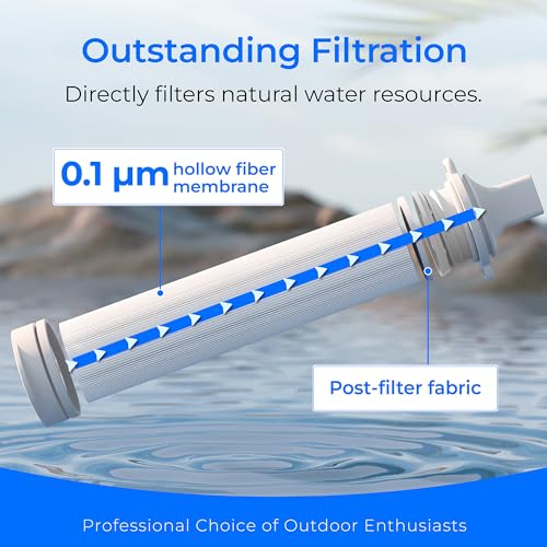 Portable Water Filter Straw (2 Count)