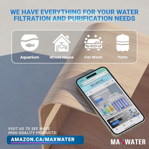 5 Micron 20 x 2.5 Sediment Water Filter Cartridge Replacement Polypropylene Cartridge for Whole House Water Filtration (6 Count)