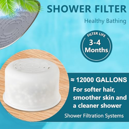 Cartridge Compatible with All Canopy Fixed & Handheld Filtered Shower Head