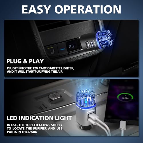 Car Air Purifier Ionizer