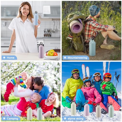 18 Pcs Aluminum Water Bottles Bulk Reusable Bottles (18 Count)