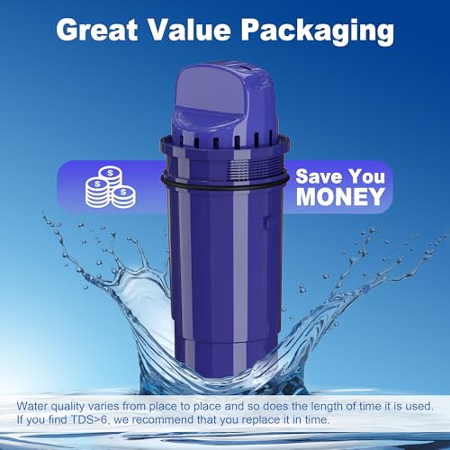 Water Filter Replacement for PUR Pitchers & Dispensers (4 Count)