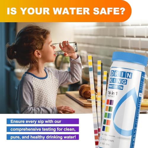 Drinking Water Test Strips 17 in 1 50 Strips + 2 Bacteria Tester Kits