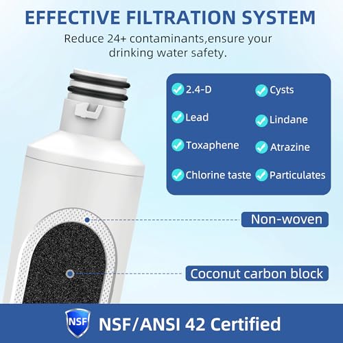 LT1000PC Water Filter For LG LT1000P (4 Count)