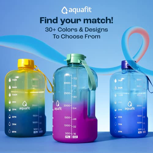 Half Gallon Water Bottle with Time Marker