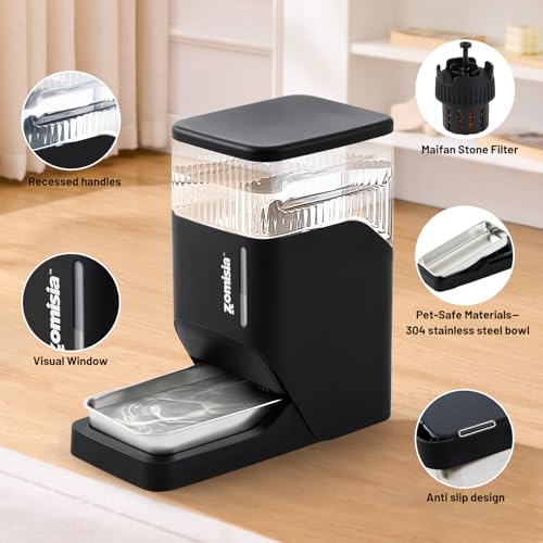 Automatic Dog Water Dispenser 11L with Stainless Steel Bowl