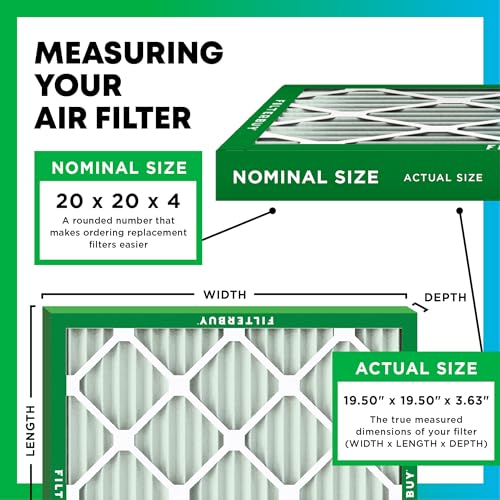 20x20x4 Air Filter MERV 11 Pet & Allergy Defense