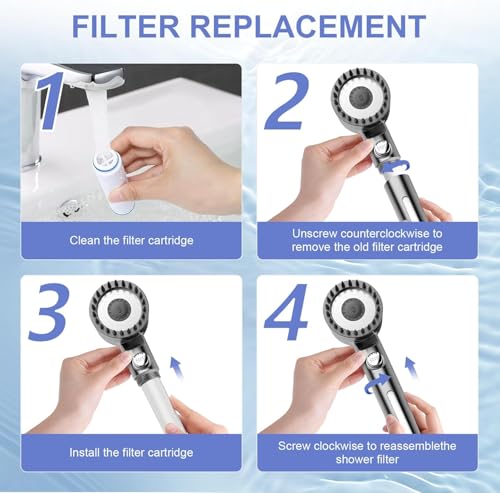 6 Pack Shower Filter for Handheld Shower Head (6 Count)