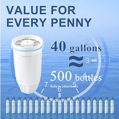 Water Filters Fit for Zero Water Pitchers and Dispenser (2 Count)