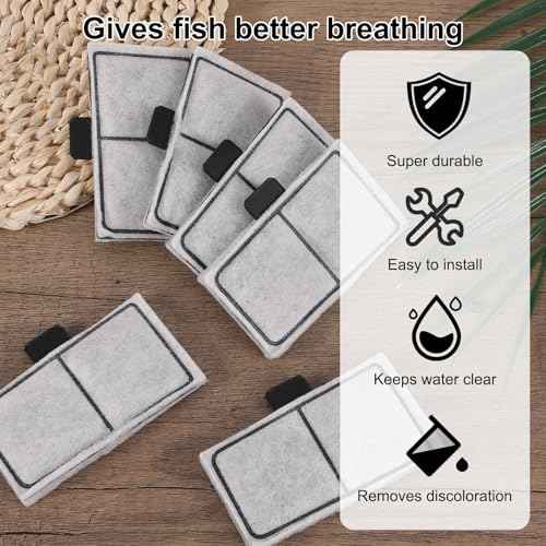 5pcs Filter Cartridges Compatible with Topfin Top Fin EF