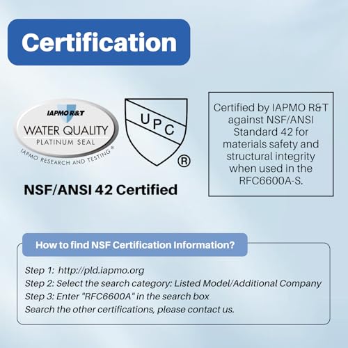 Refrigerator Water Filter Replacement for Filter 3 (3 Count)