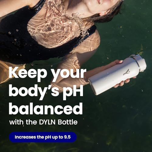 DYLN Hydrogen Water Bottle 25 oz Crimson Red Stainless Steel Alkaline Water